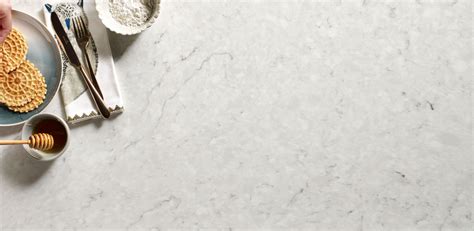 Carrara Caldia Quartz Quartz Countertop Artistic Granite And Quartz