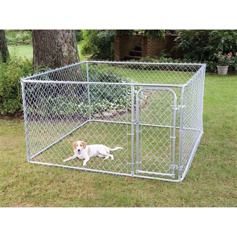 The project is simple for. FenceMaster Do It Yourself Chain-Link Kennel | Petco