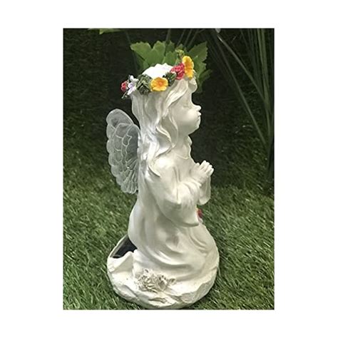 Durable And Long Lasting Solar Powered Angel Sculpture Teelies Fairy