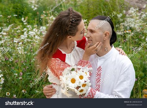 Wedding Slavs Slavic Wedding Love Bride Stock Photo 2083618339