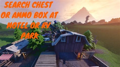 Fortnite Rv Park And Motel Locations Overtime Challenge Guide