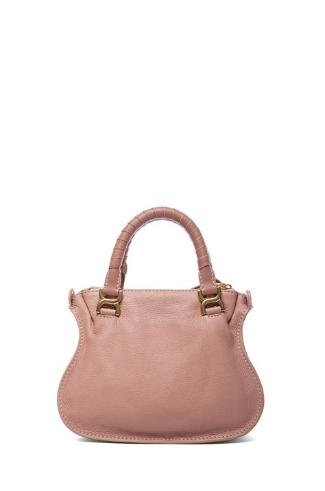 Chloé Mini Marcie Bag In Pink Anemone Pink Lyst