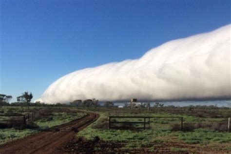 Rare 800km Long Morning Glory Cloud Rolls Over Queensland Australia In