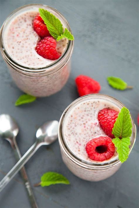 Raspberry Chia Pudding Breakfast For Dinner Recipe Chia Pudding