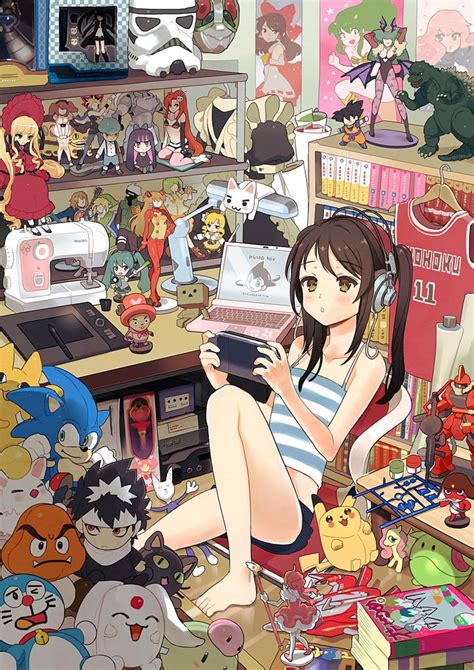 Anime Expo Art Show Otakus Room By Kissai On Deviantart Anime Expo