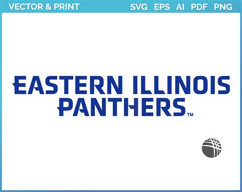 Eastern Illinois Panthers Wordmark Logo 2015 College Sports