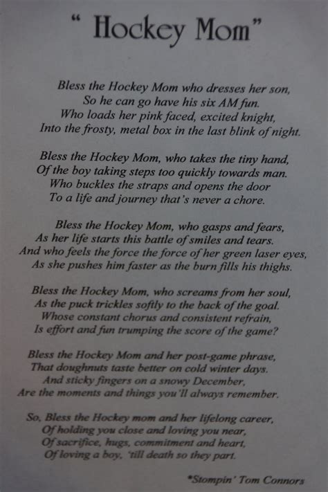 Hockey Mom Poem Framed In Hockey Sticks Etsy