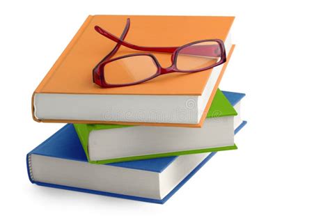 Glasses On A Stack Of Books Stock Photo Image Of Cover Book 34637318