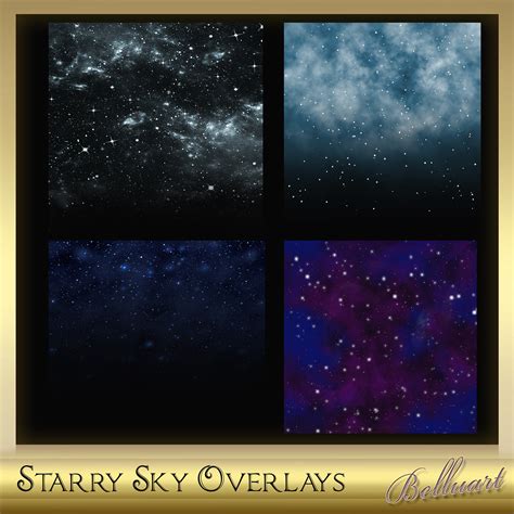 12 Starry Sky Overlays Fondo Brillante Brilla Espacio Con Etsy