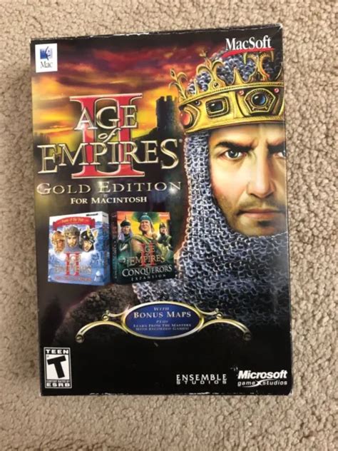 Age Of Empires Ii 2 Gold Edition Apple Mac Small Boxed Version