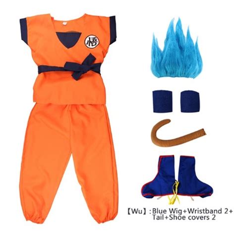 Día De Los Niños Goku Dragón Gohan Cosplay Disfraz De Halloween Para