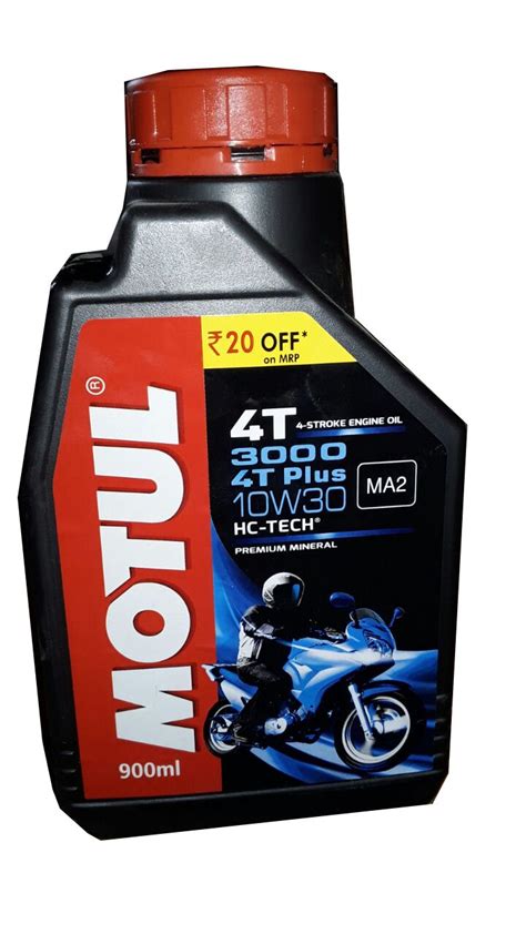 Motul Bike Engine Oil 3000 4t Plus 10w30 900 Ml Buy Motul Bike