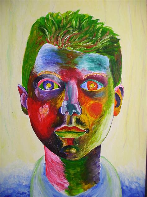 Abstract Self Portrait Painting Best Painting Collection