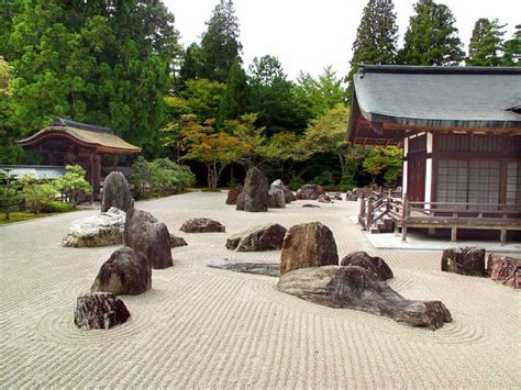 Zen Garden Japanese Rock Garden Steingarten Design Japanischer