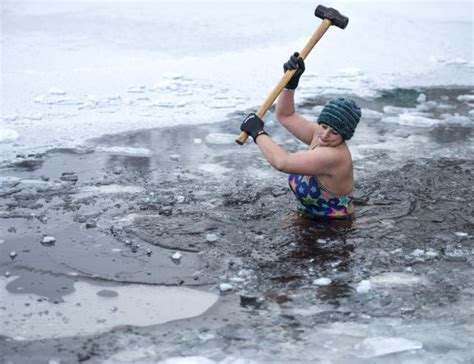 The Scottish Winter Swimming Champs Makes Ice Swimming Fun Outdoor