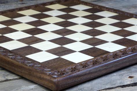 Handmade Wooden Checkerboard — Three Trees Workshop