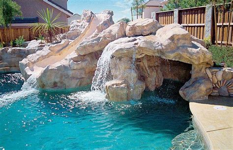 Swimming Pool Rock Waterfall Pictures Blue Haven Pool Landscape