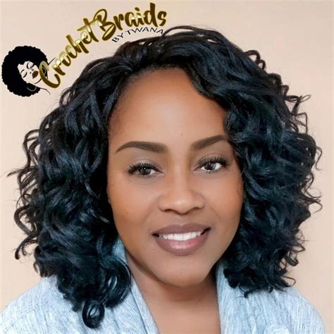 My Lovely Client In Crochet Braids Featuring A Mix Of Kima Ripple Deep And Kima Ocean Wave