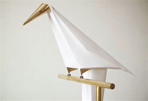 Perch Light Origami Bird Lamp By Umut Yamac Homeli