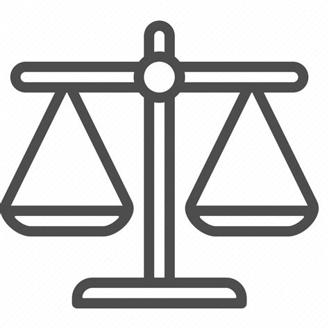 Justice Scales Weighing Weight Scale Icon Download On Iconfinder