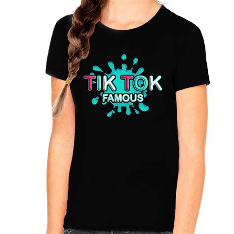 Tik Tok Famous Shirt For Girls Tik Tok Shirts For Youth Etsy