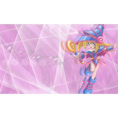 Buy 63x40cm Yugioh Cards Playmat Black Magician Girl Playmat Board Games