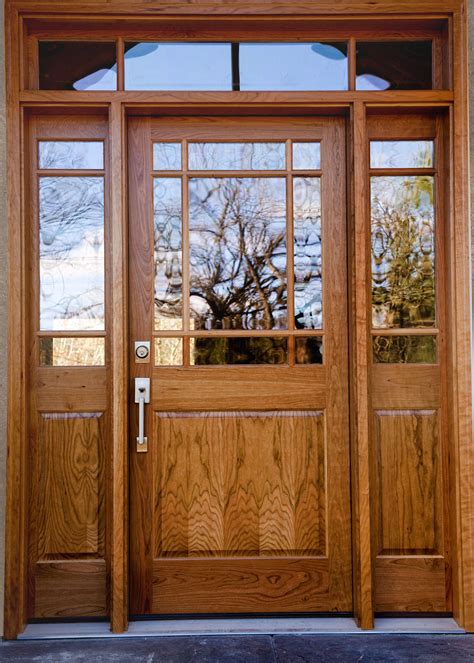 Cherry Wood Entry Door Heritage Millwork Inc Ramsey M Wood