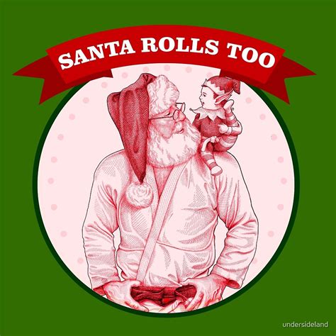 Santa Claus Jiu Jitsu Judo Christmas Bjj Happy Elf By