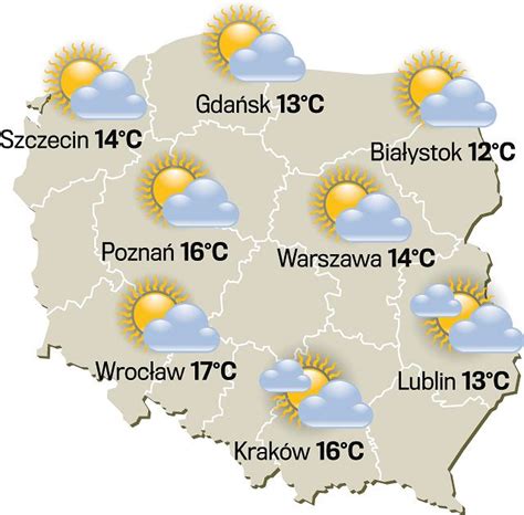 1008 hpa pochmurno z przejaśnieniami; Pogoda na dziś - poniedziałek, 18 maja 2020 r. Nad morzem ...