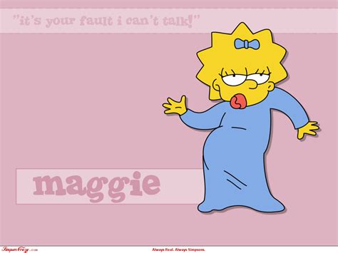 Maggie The Simpsons Wallpaper 6345215 Fanpop
