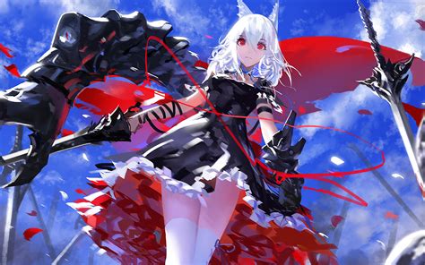 Anime Fantasy Girl Pixiv Fantasia Warrior 4k 3840x2160 8