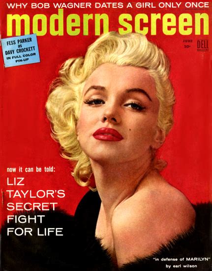 marilyn monroe modern screen cover copyright 1955 mad men art vintage ad art collection
