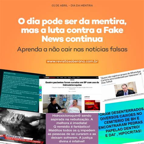 Confira 5 Dicas Para Não Cair Nas Fake News Revista Soberana