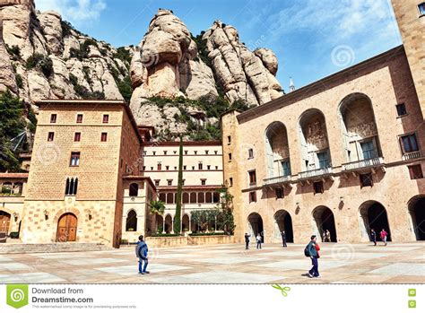 Montserrat Spain September 21 2021 Cable Car Cabin That Goes Up To