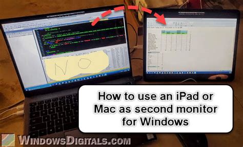 Using Macbook Or Ipad As Second Monitor For Windows Pc