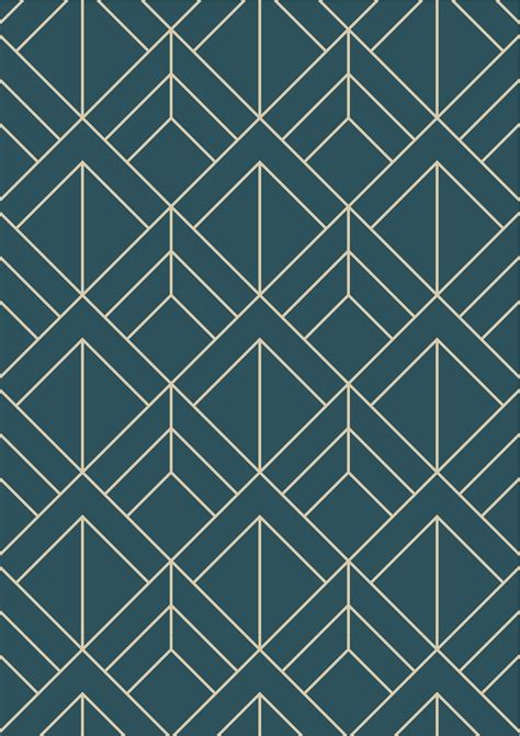 Geometric Art Deco Seamless Pattern Geometric Pattern Wallpaper Art