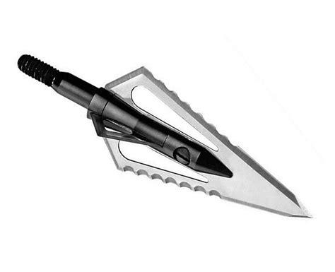 Magnus Stinger Buzzcut 4 Blade Broadheads Sawtooth Knife Arrowhead In