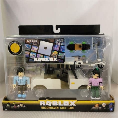 Roblox Brookhaven Golf Cart With 250 Robux T Card Bundle Brand New