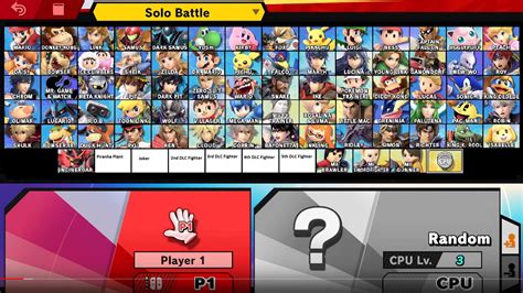 Mock Up For Final Season 1 Character Select Screen Super Smash