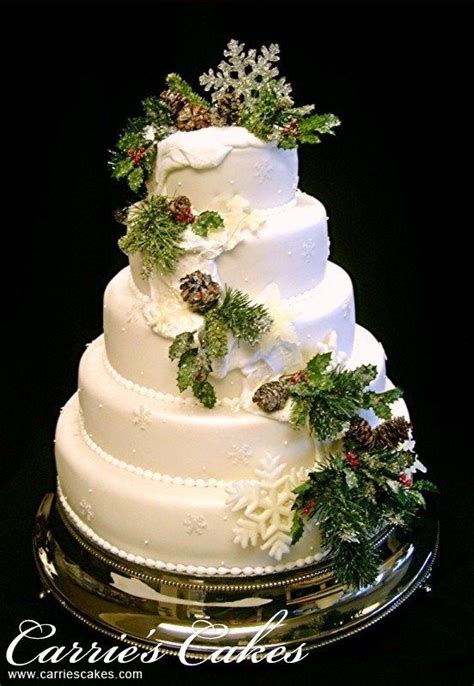 Pinecone Snowflake Cake Wedding Ideas Pinterest Winter Wedding