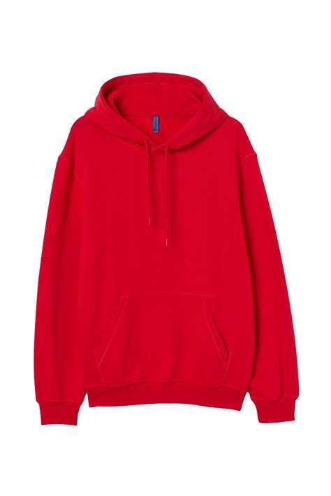 Classic Plain Design Red Hoodie By Eso In 2022 Red Hoodie Womens Red