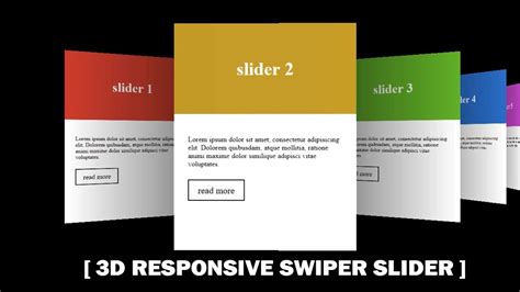 How To Create Touch Slider Make Swiper Slider Using Html Css Swiper Js