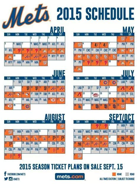 Ny Mets Printable Schedule Customize And Print