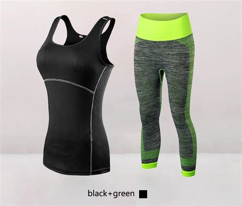 Quick Dry Sportswear Gym Leggings Female T Shirt Costume Fitness Tights