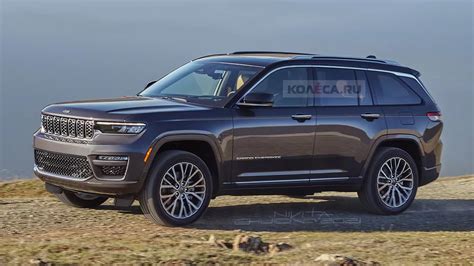 2022 Jeep Grand Cherokee Two Row Model Rendered As Per Recent Spy