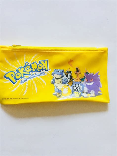 Vintage Pokémon Gotta Catch Em All Case Bag Purse Pencil Case Etsy