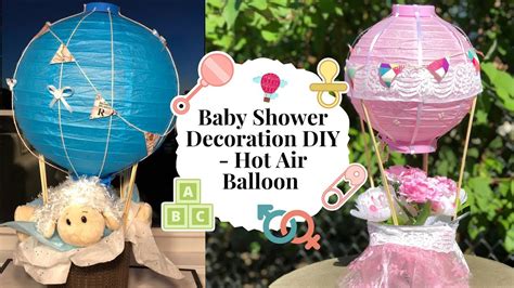 What's hot and not about hot air balloon rides. Baby Shower Decoration Ideas - Hot Air Balloon DIY - YouTube