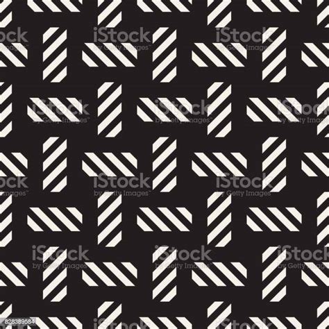 Crosshatch Vector Seamless Geometric Pattern Crossed Graphic Rectangles