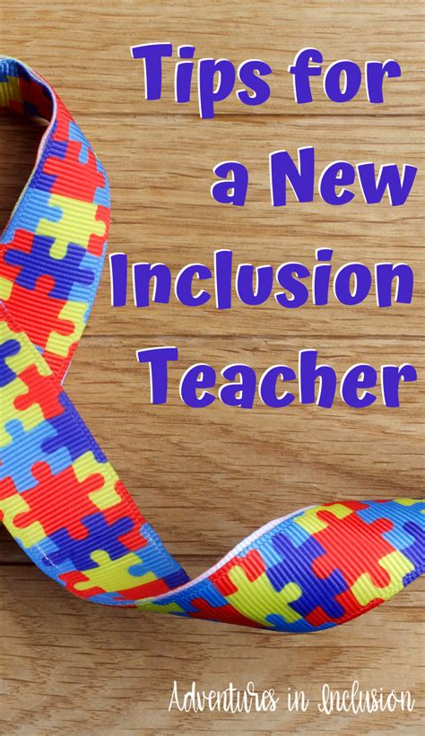 Tips For A New Inclusion Teacher Adventures In Inclusion Inclusion