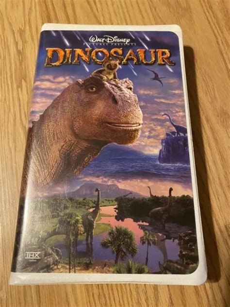 Walt Disneys Dinosaur Vhs White Clamshell Case Wd Pictures